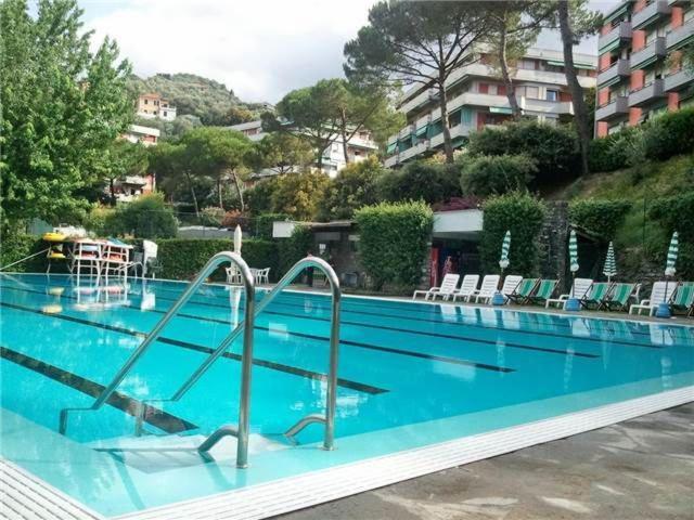 RAGGIO DI SOLE - pool, tennis, parking, sea view&quiet Rapallo Exterior foto