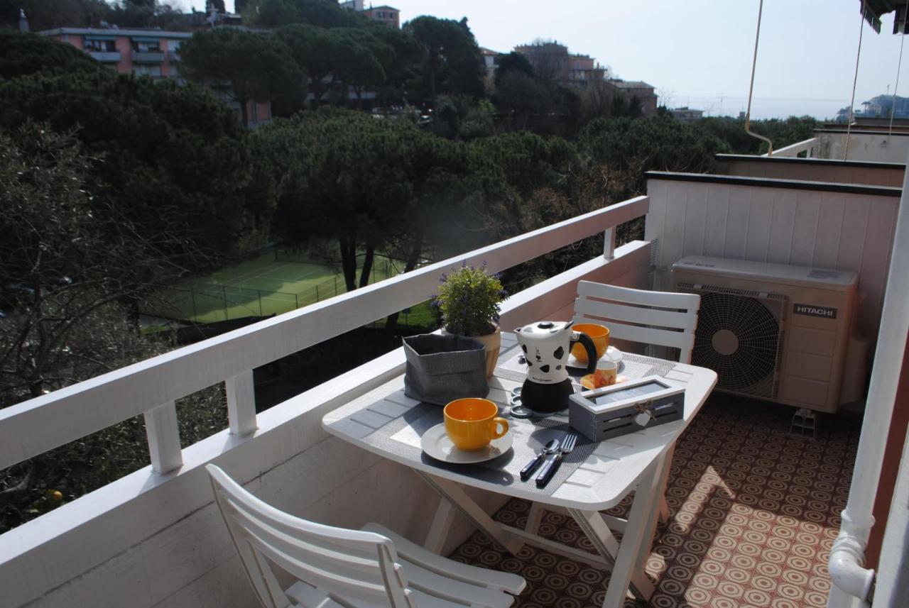 RAGGIO DI SOLE - pool, tennis, parking, sea view&quiet Rapallo Exterior foto